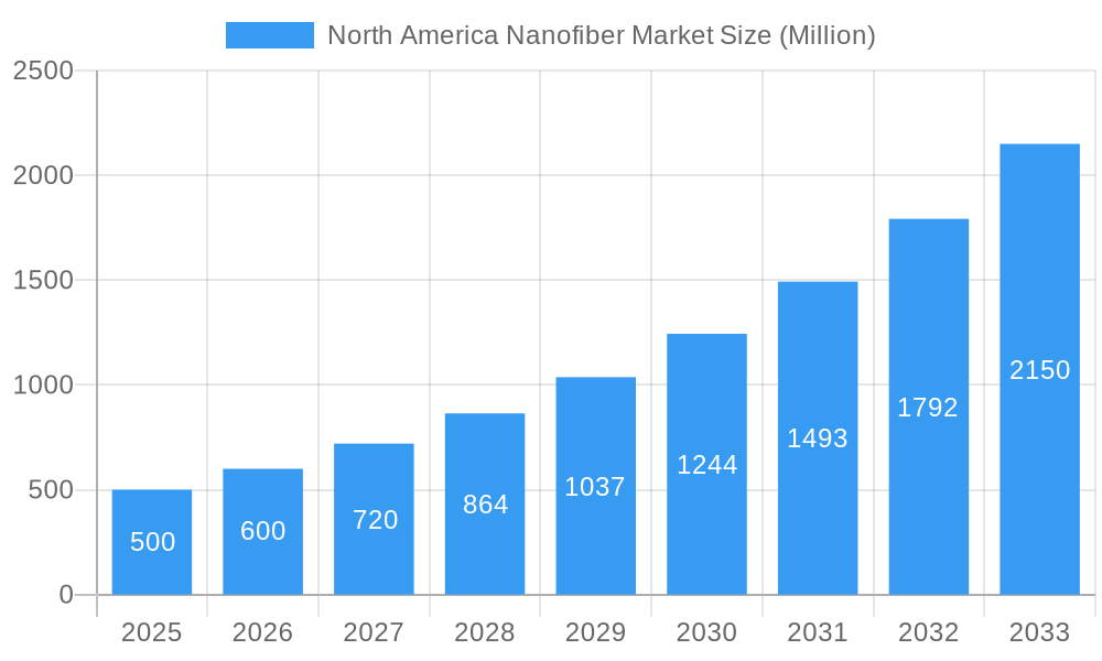 North America Nanofiber Market Market Size and Forecast (2024-2030)