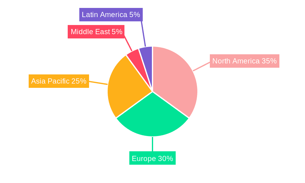 Advanced Facade Industry Market Share by Region - Global Geographic Distribution