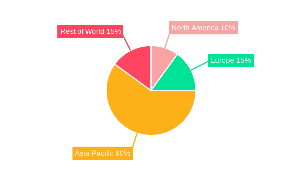 Asia-Pacific Geopolymer Market Market Share by Region - Global Geographic Distribution