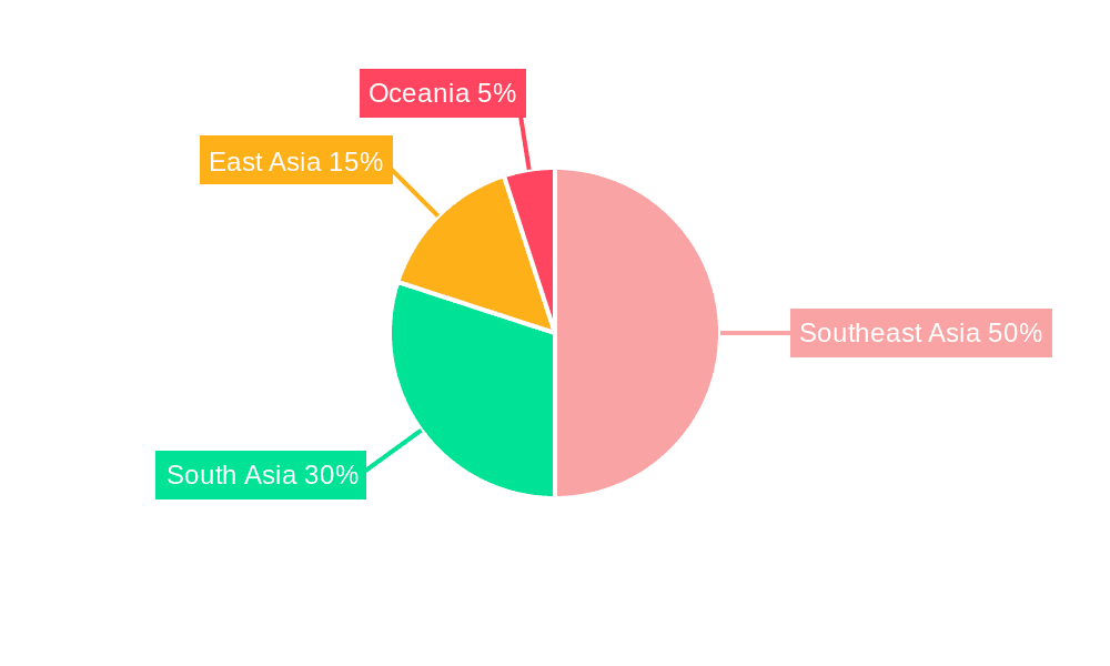 Asia-Pacific Islamic Finance Market Market Share by Region - Global Geographic Distribution