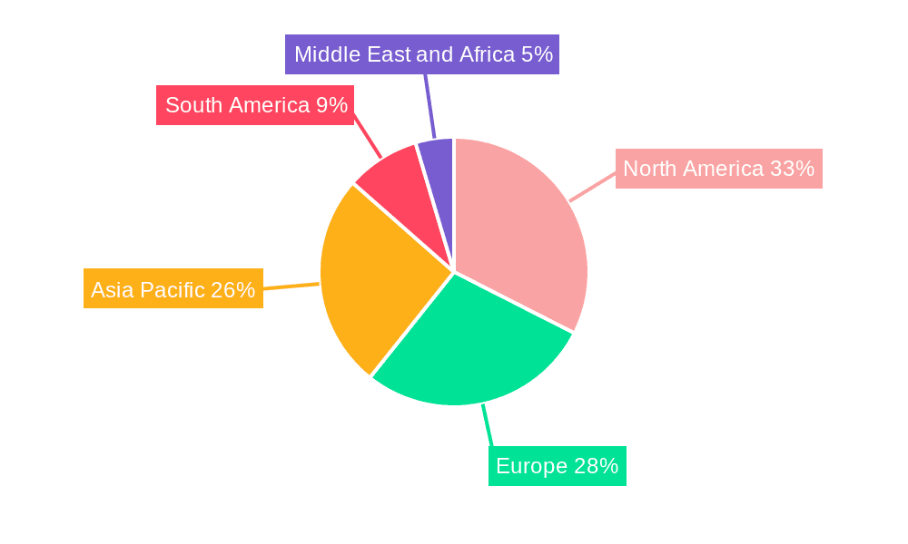 Athletic Shoe Industry Market Share by Region - Global Geographic Distribution