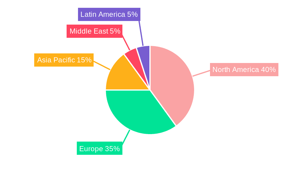 Biologics CDMO Market Market Share by Region - Global Geographic Distribution