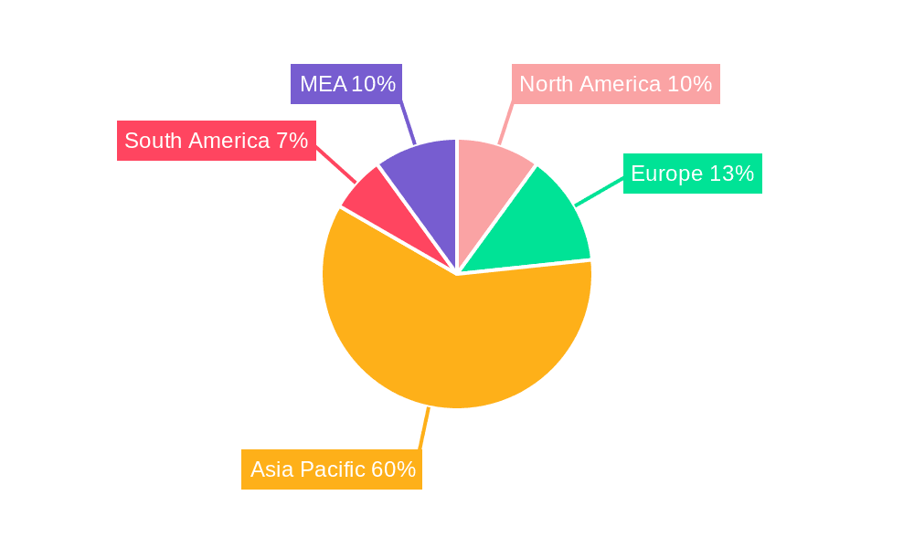 Cardamom Market Market Share by Region - Global Geographic Distribution