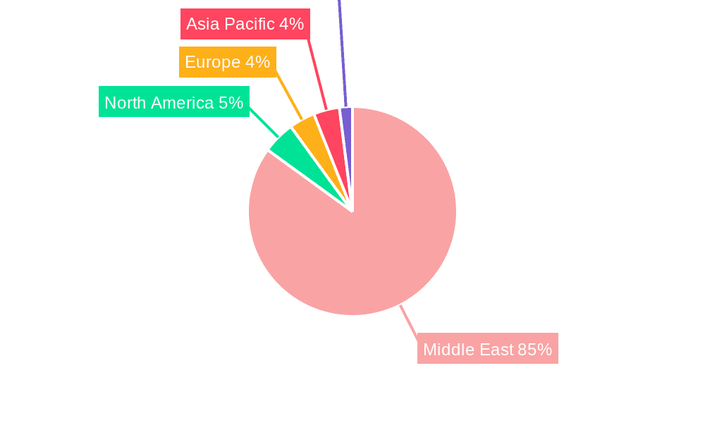 Ceramic Sanitary Ware Market in GCC Market Share by Region - Global Geographic Distribution