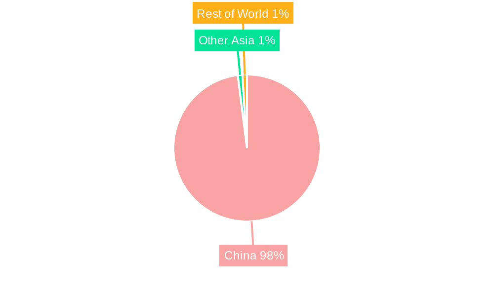 China Two Wheeler Market Market Share by Region - Global Geographic Distribution