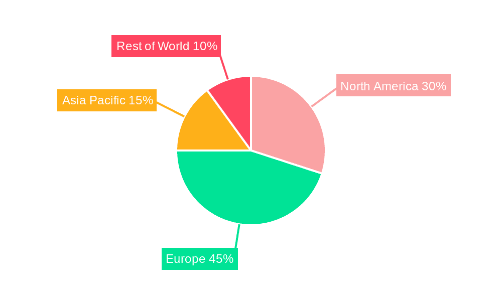 Cyber Security Insurance in UK Market Market Share by Region - Global Geographic Distribution
