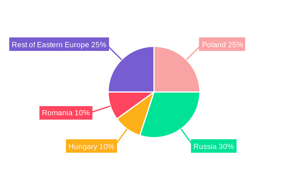 Eastern Europe Defense Market Market Share by Region - Global Geographic Distribution