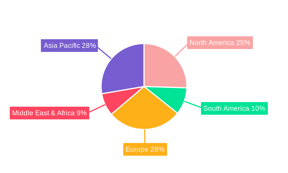 Electric Cookers Market Share by Region - Global Geographic Distribution