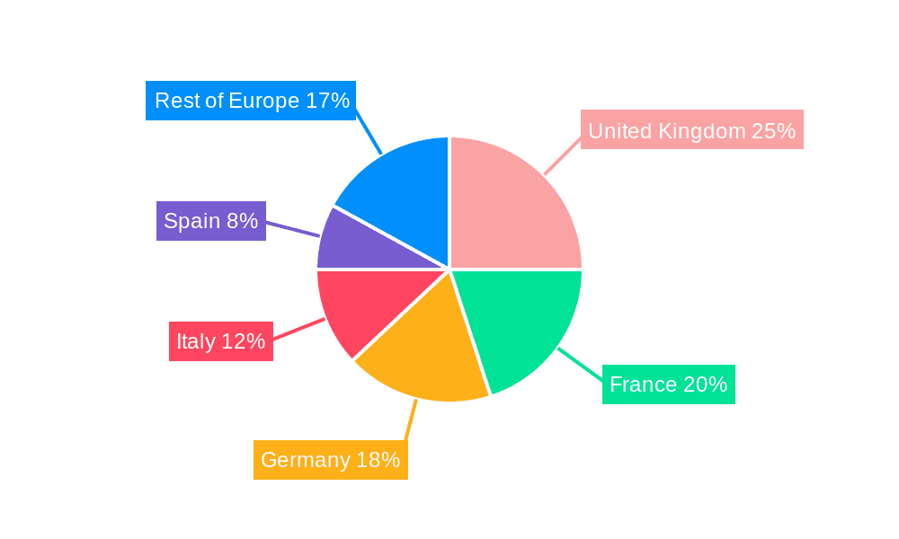 Europe Arts Promoter Market Market Share by Region - Global Geographic Distribution