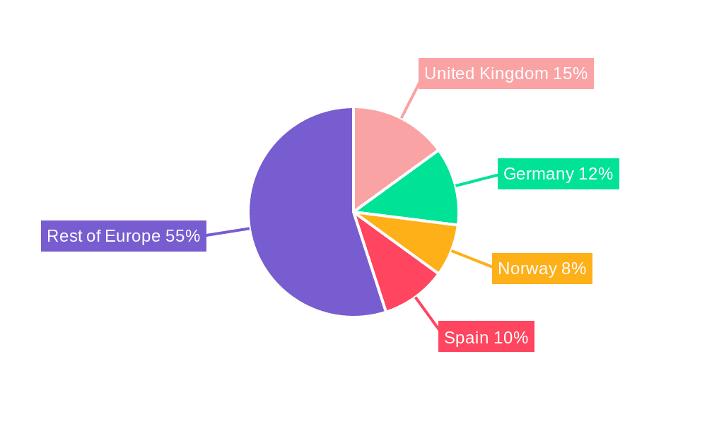 Europe Bunker Fuel Market Market Share by Region - Global Geographic Distribution
