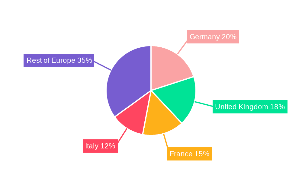 Europe Protective Packaging Market Market Share by Region - Global Geographic Distribution