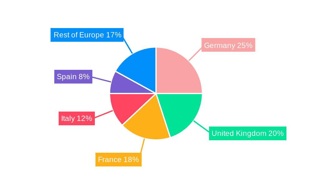 European Motor Homes Market Market Share by Region - Global Geographic Distribution
