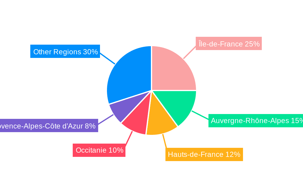 France Rigid Plastic Packaging Market Market Share by Region - Global Geographic Distribution