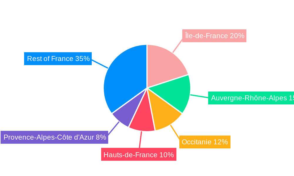 France SLI Battery Market Market Share by Region - Global Geographic Distribution