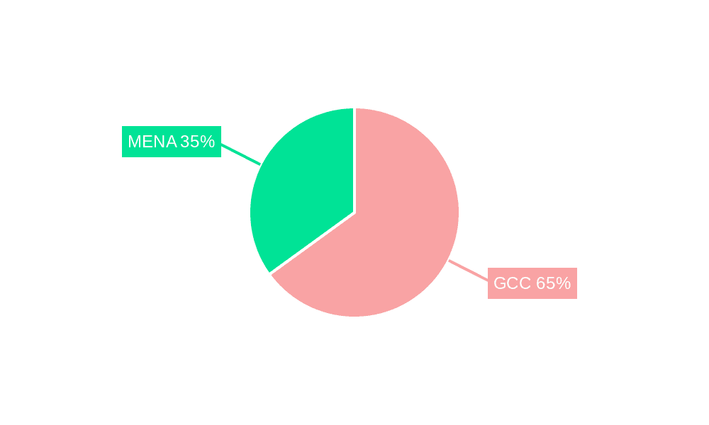 GCC/MENA Water and Gas Valves Market Market Share by Region - Global Geographic Distribution