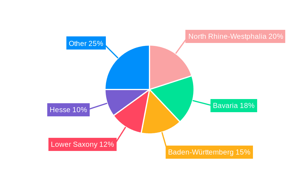 Germany Student Accommodation Market Market Share by Region - Global Geographic Distribution