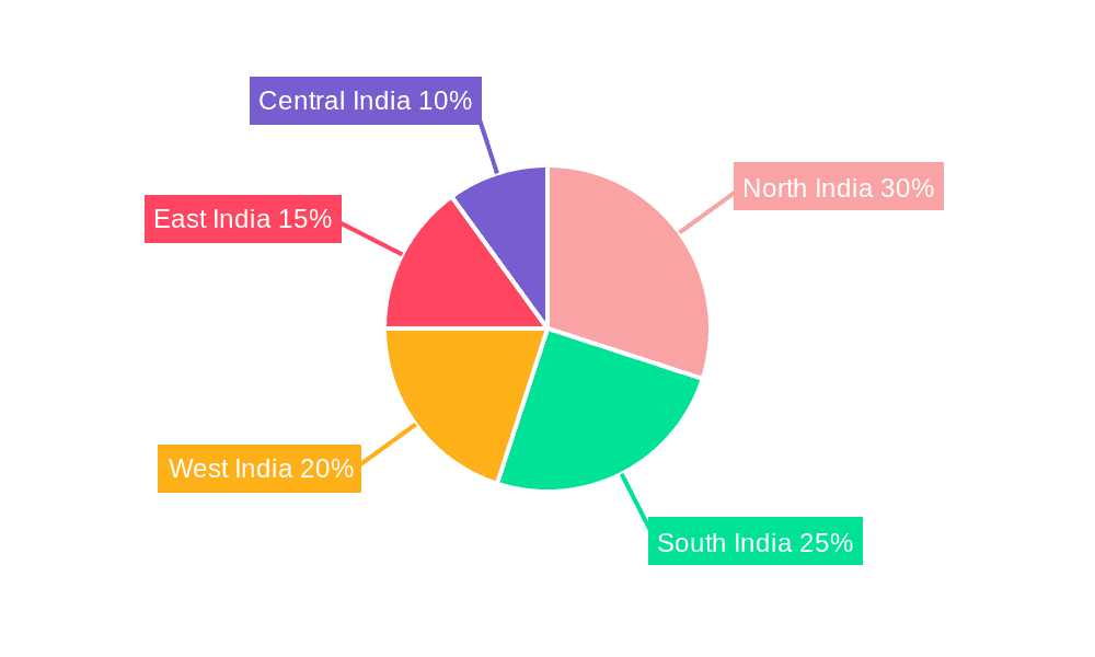 India Floor Coatings Market Market Share by Region - Global Geographic Distribution