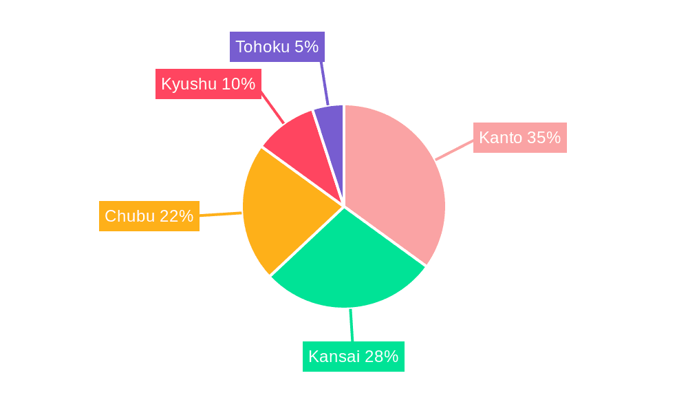 Japan Coal Industry Market Share by Region - Global Geographic Distribution
