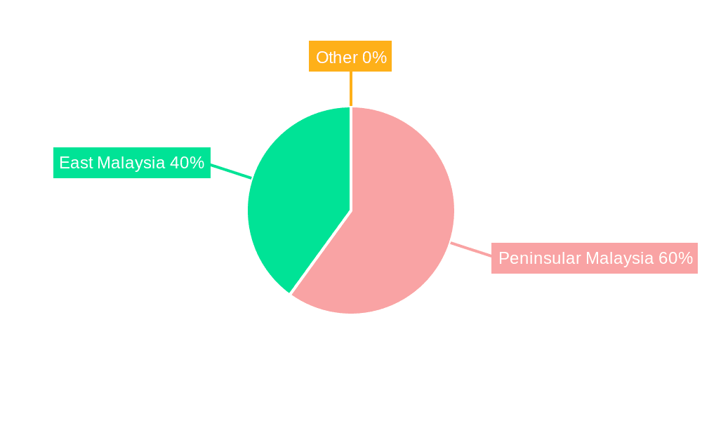 Malaysia Textile Manufacturing Market Market Share by Region - Global Geographic Distribution