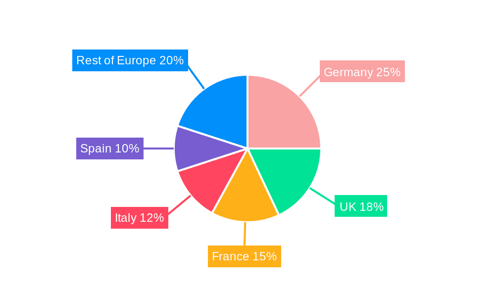 Meglitinide Market in Europe Market Share by Region - Global Geographic Distribution