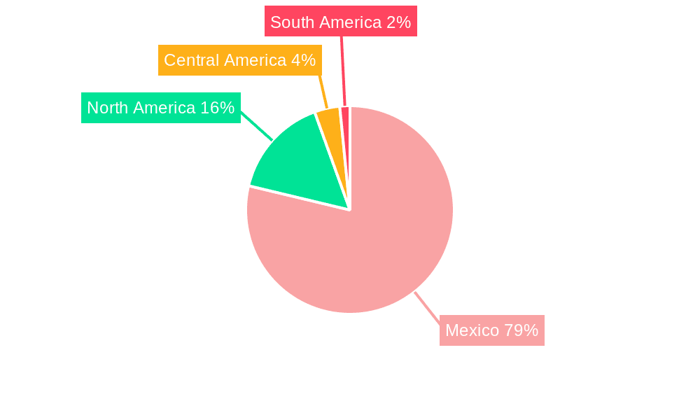 Mexico LED Lighting Market Market Share by Region - Global Geographic Distribution
