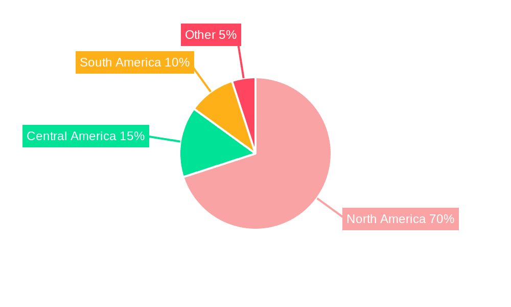 Mexico Masterbatch Market Market Share by Region - Global Geographic Distribution