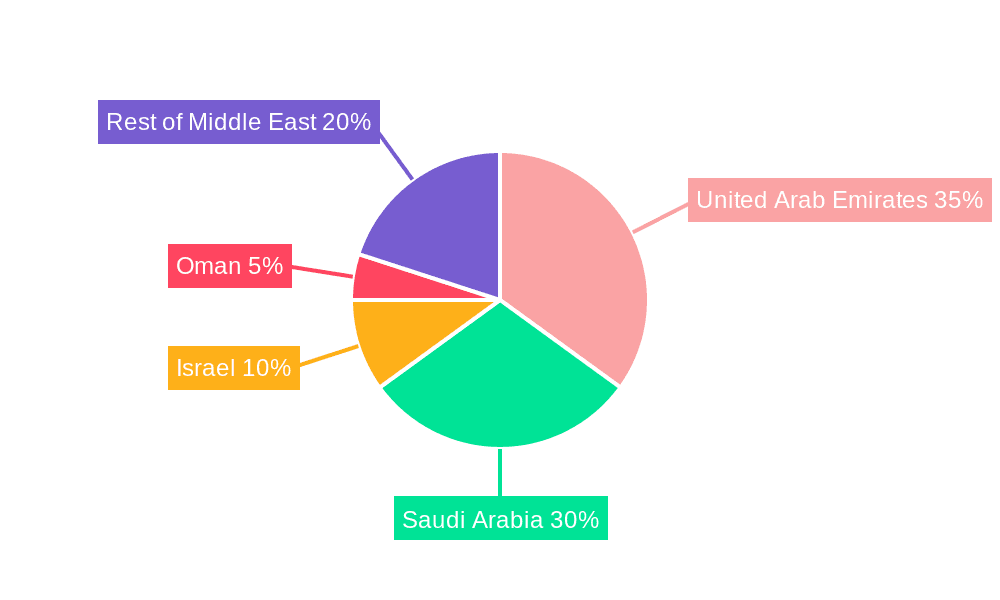 Middle East PLC Industry Market Share by Region - Global Geographic Distribution