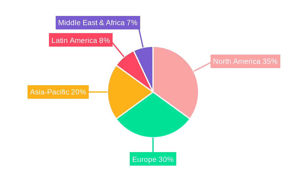 Newspaper Industry Market Share by Region - Global Geographic Distribution