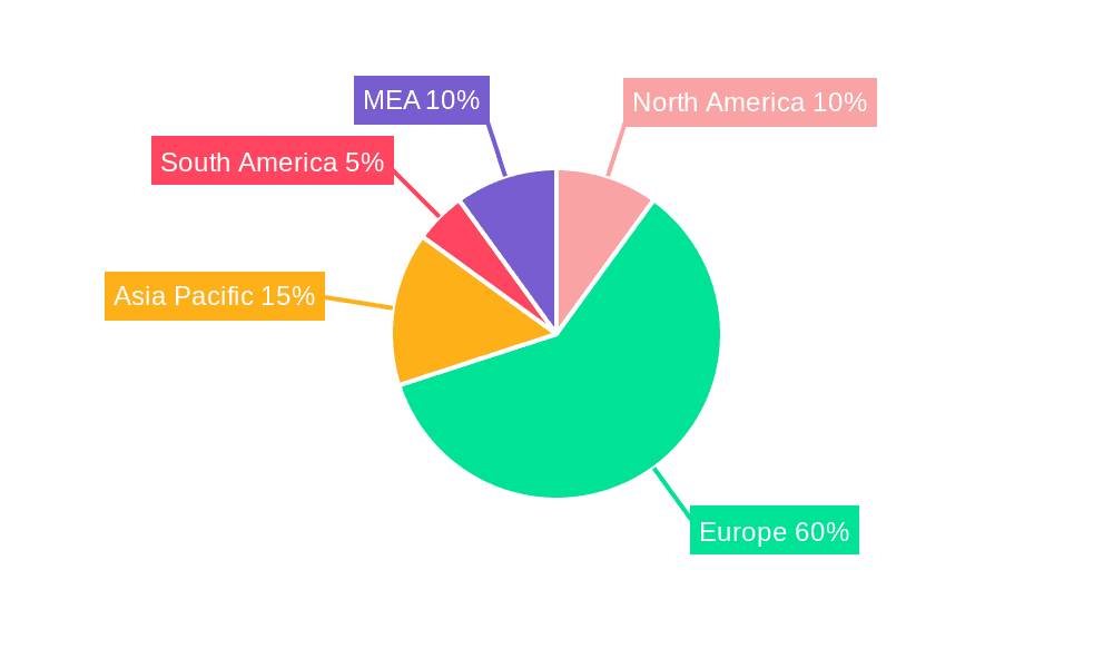 North Sea Oilfield Equipment Market Market Share by Region - Global Geographic Distribution