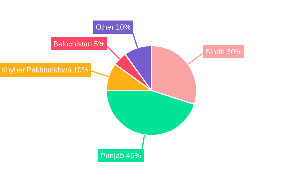 Paint Industry in Pakistan Market Share by Region - Global Geographic Distribution