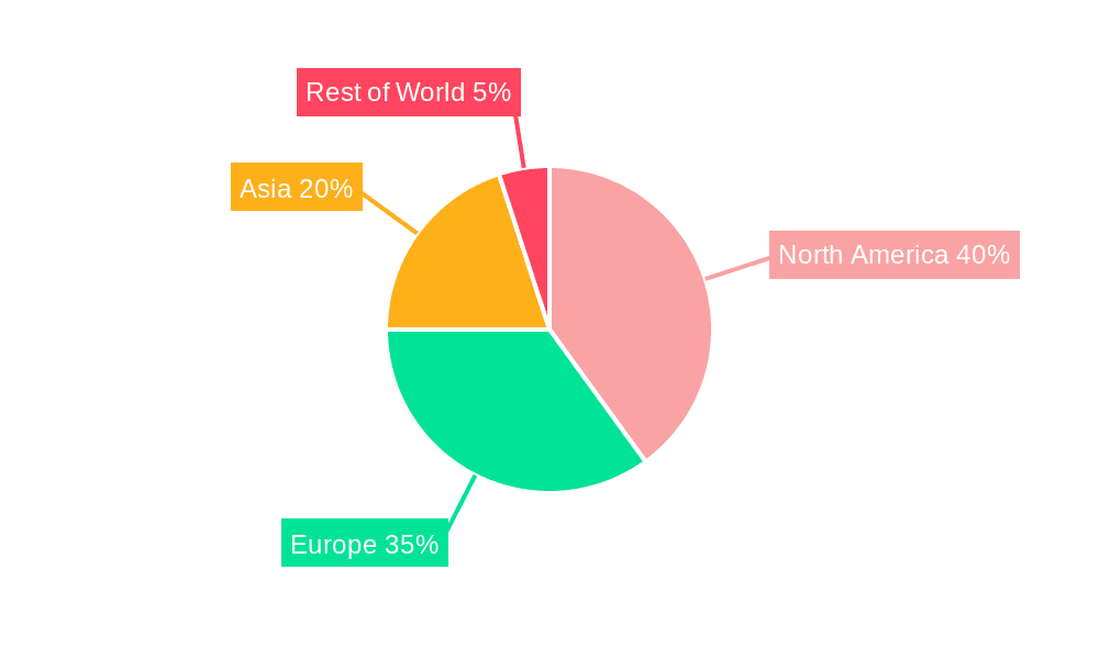 Pharmaceutical CMO Market Market Share by Region - Global Geographic Distribution