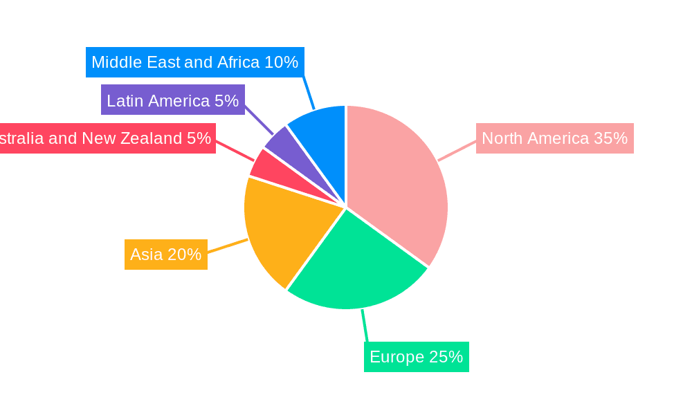 Radiation Hard Electronics Market Market Share by Region - Global Geographic Distribution