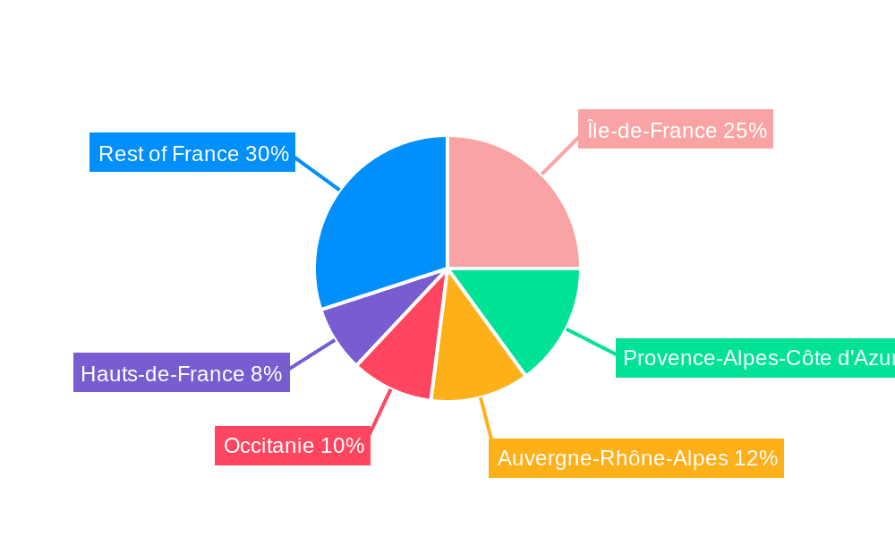 Residential Real Estate Market France Market Share by Region - Global Geographic Distribution