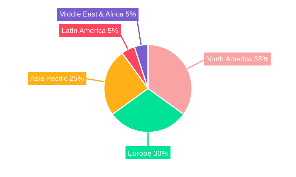 Rigid Bulk Packaging Market Market Share by Region - Global Geographic Distribution