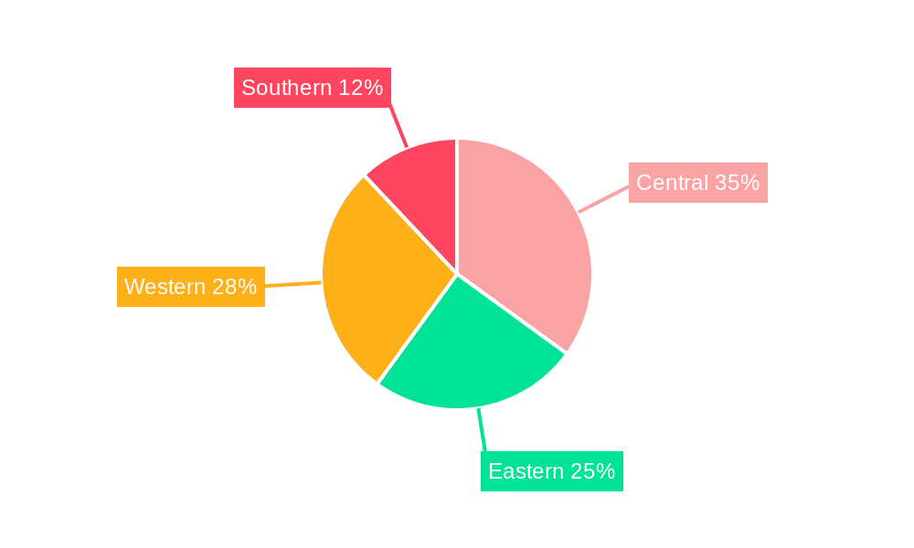 Saudi Arabia Mobile Payments Market Market Share by Region - Global Geographic Distribution