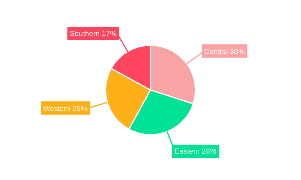 Saudi Arabia Packaging Industry Market Share by Region - Global Geographic Distribution