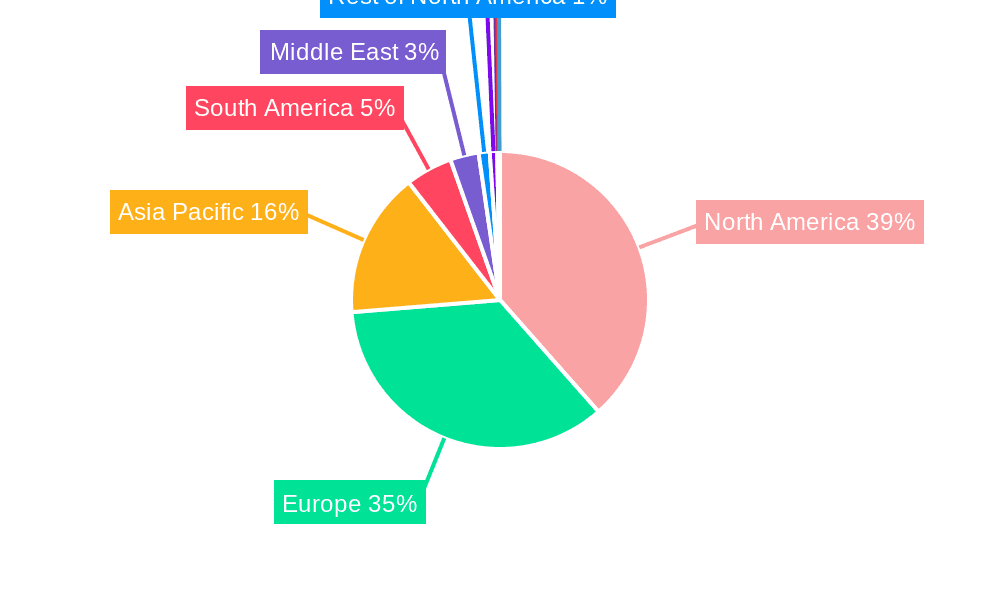 Skiing Facilities Market Market Share by Region - Global Geographic Distribution