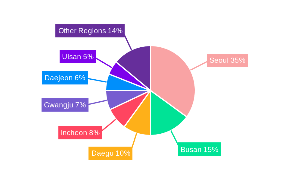 South Korea Access Control Market Market Share by Region - Global Geographic Distribution