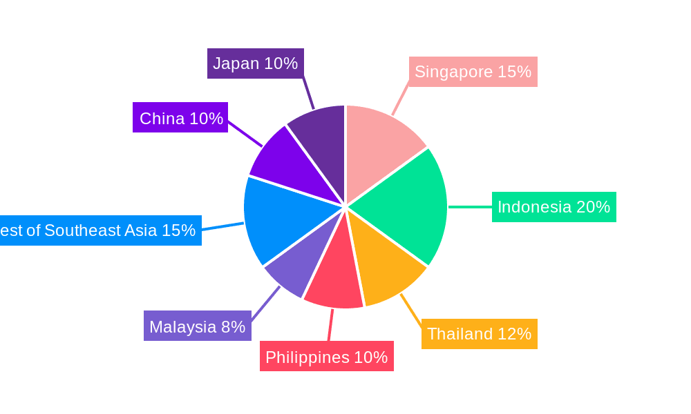Southeast Asia Aviation Industry Market Share by Region - Global Geographic Distribution