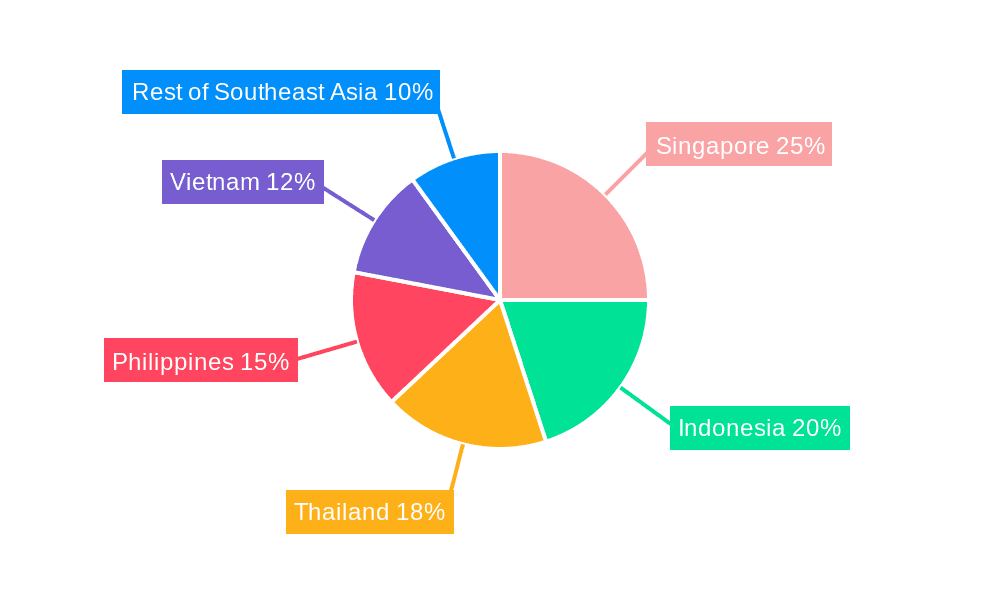 Southeast Asia Business Jet Market Market Share by Region - Global Geographic Distribution