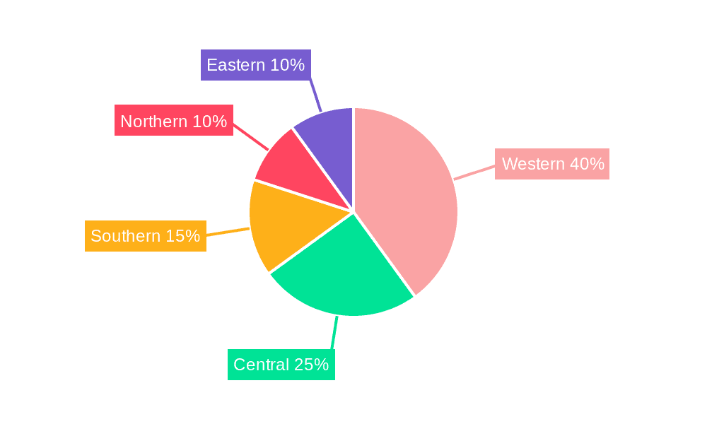 Sri Lanka Lubricant Market Market Share by Region - Global Geographic Distribution