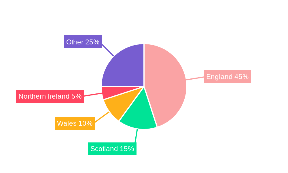 UK Automotive Lubricants Market Market Share by Region - Global Geographic Distribution