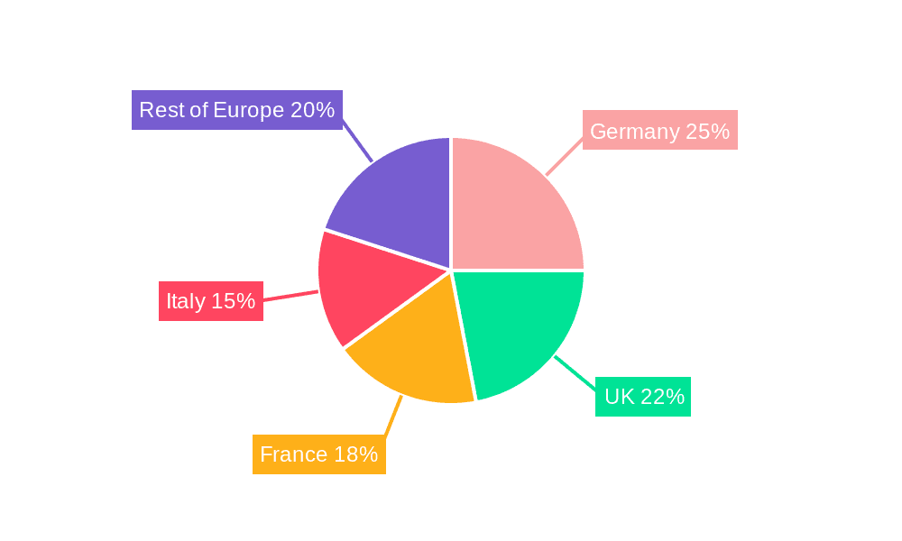 Wealth Management Industry in Europe Market Share by Region - Global Geographic Distribution
