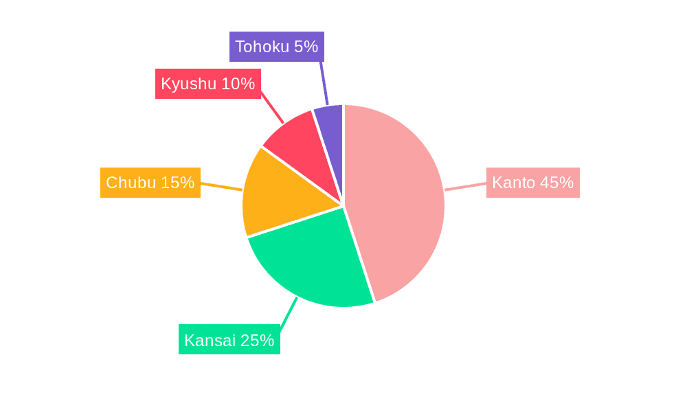 Japan DRAM Market Market Share by Region - Global Geographic Distribution