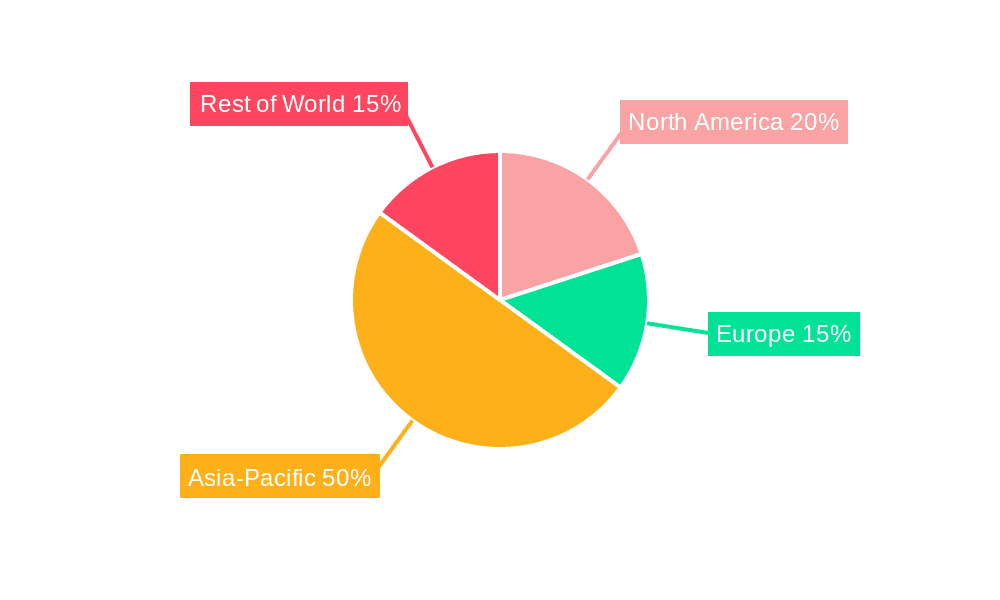 Needle Coke Market Market Share by Region - Global Geographic Distribution