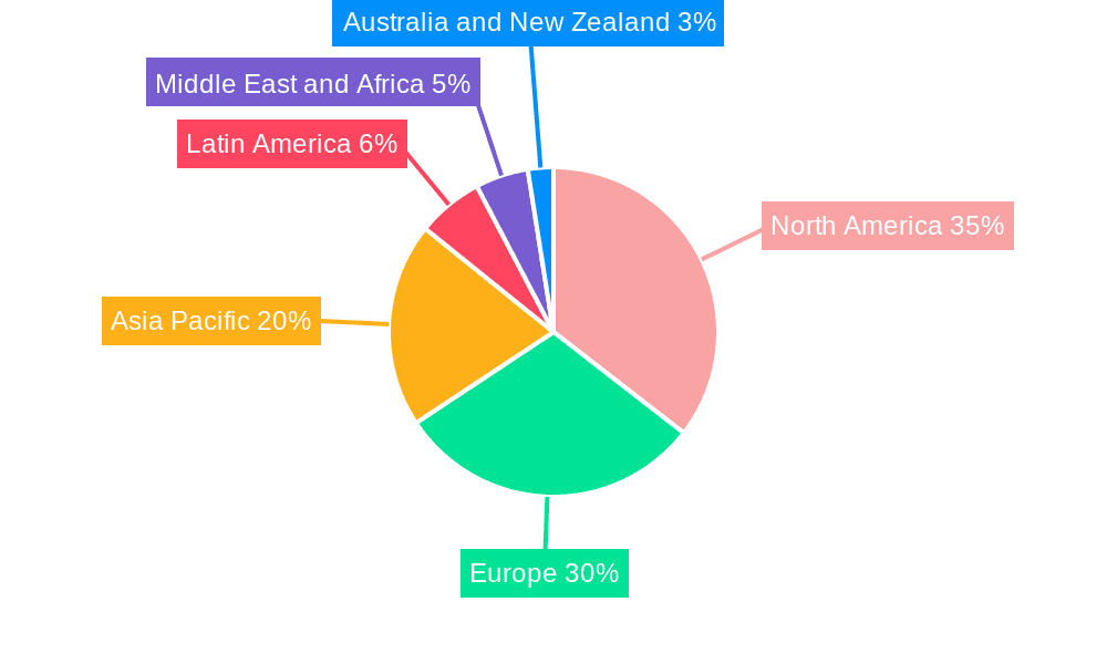 Public Safety Market Market Share by Region - Global Geographic Distribution