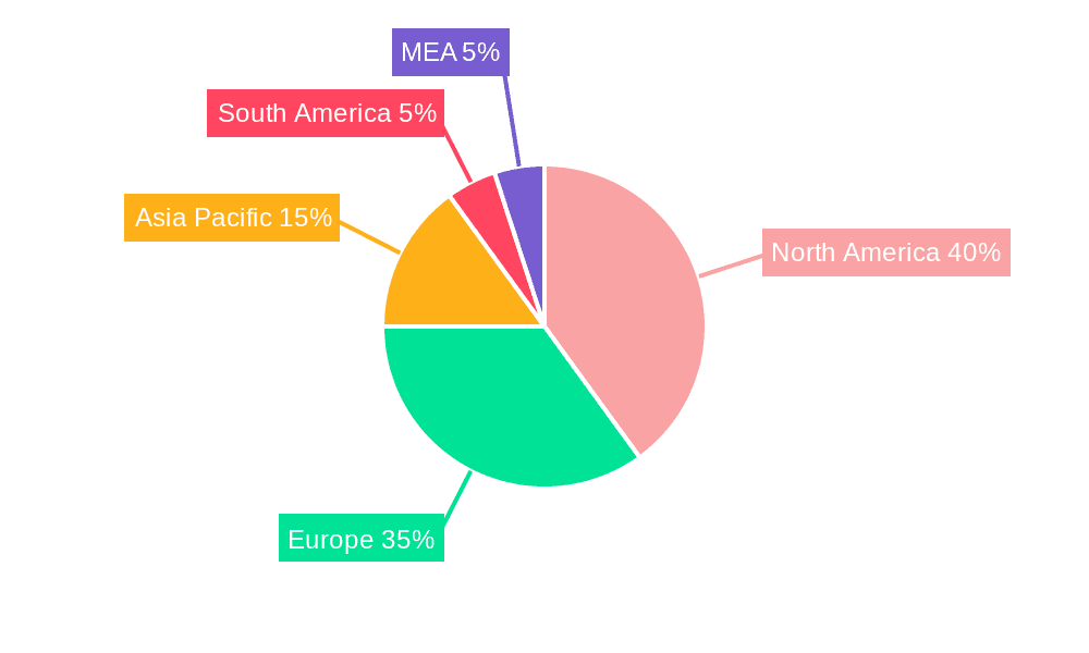 Spa Market Market Share by Region - Global Geographic Distribution
