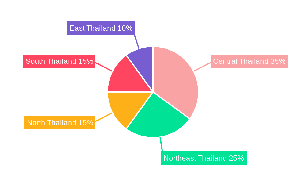 Thai Seed Market Market Share by Region - Global Geographic Distribution