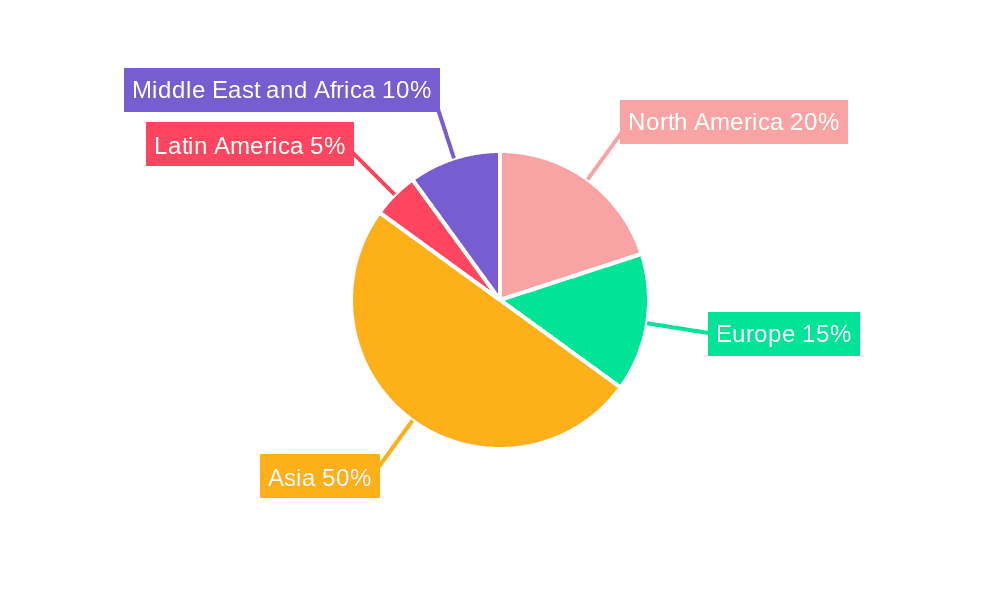 Webtoons Market Market Share by Region - Global Geographic Distribution