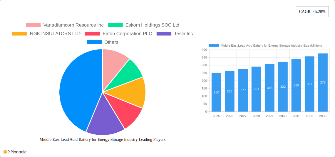 Middle East Lead Acid Battery for Energy Storage Industry Research Report - Market Overview and Key Insights